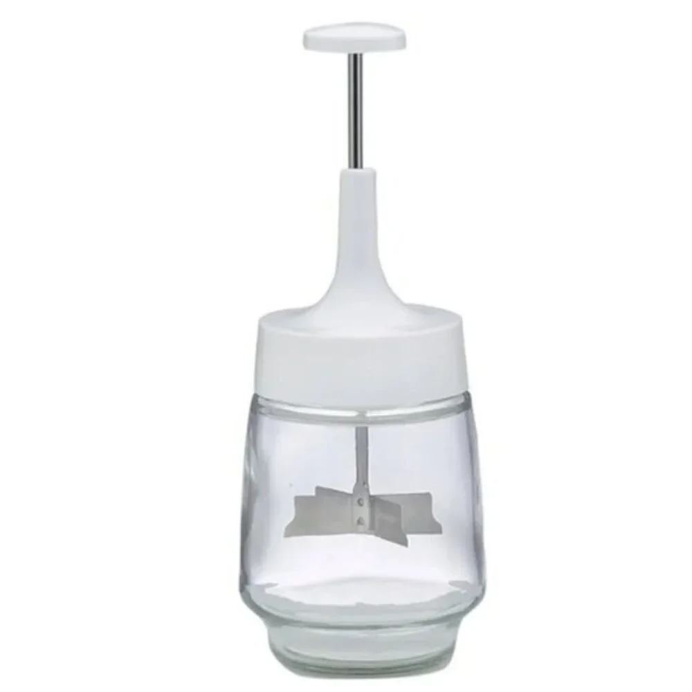 Lifetime Brands Glass Food Chopper 2 Cup 16 OZ Manual Stainless Blades Clear NWT